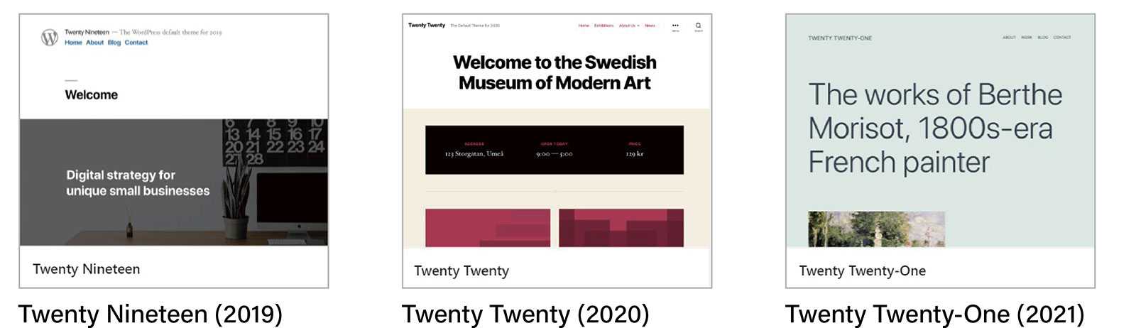 クラシックテーマベースのデフォルトテーマ